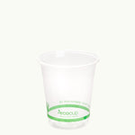 Ecoware bioplastic cup, variant green logo EcoCup.