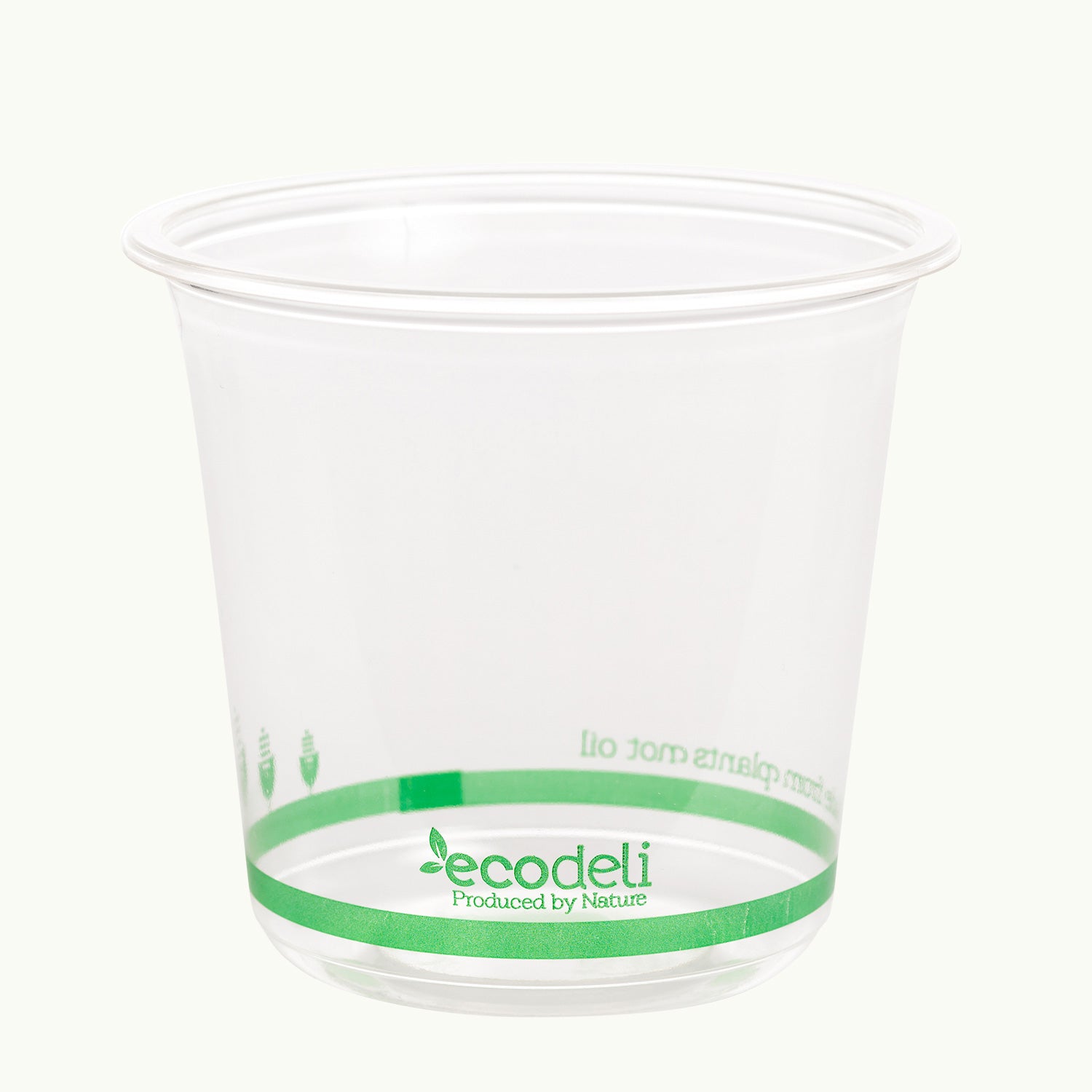 Ecoware clear bioplastic takeaway container bowl 700ml