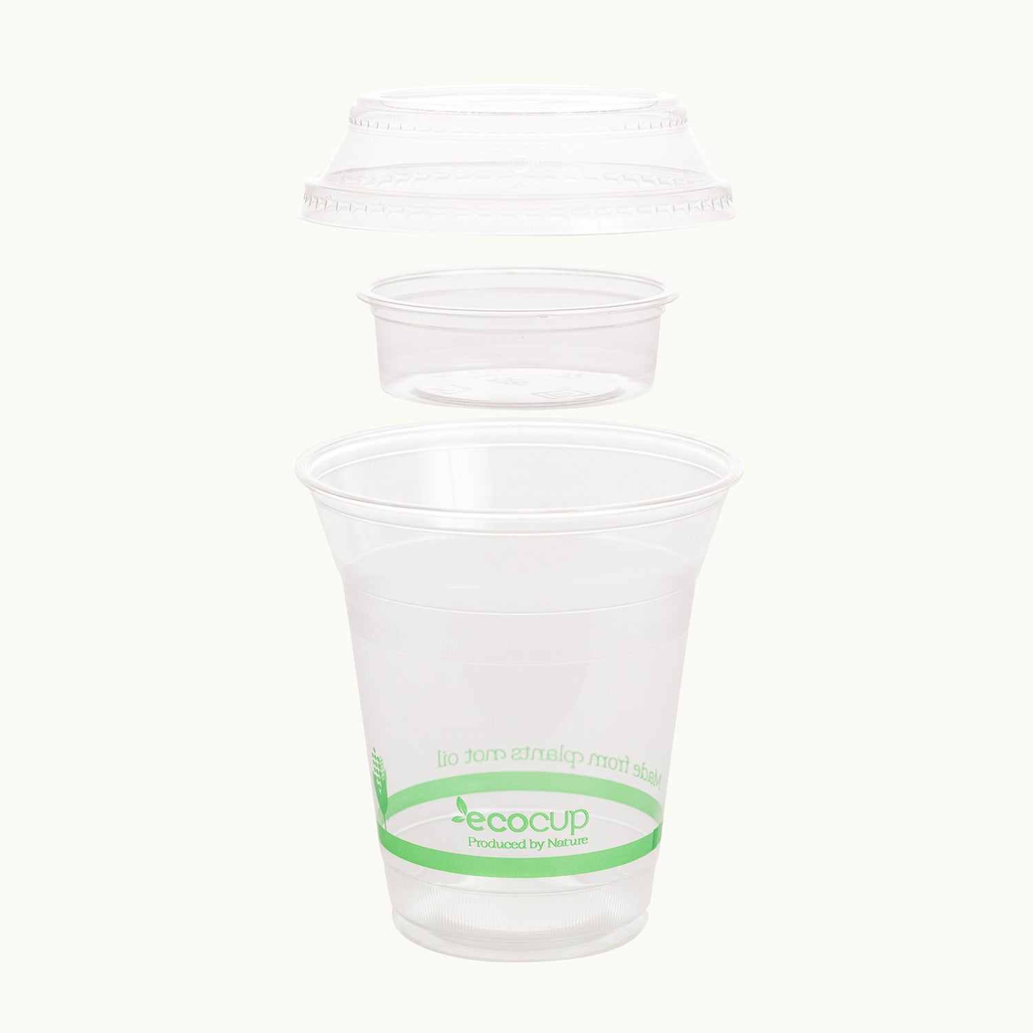 PLA clear cup insert lid for clear cups.